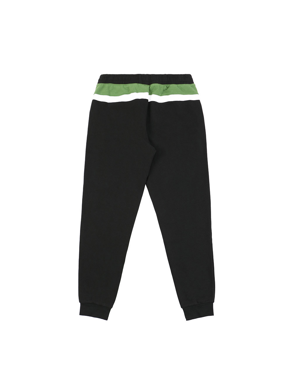 Ea7 Black Logo Two-piece Sports Suit In Black