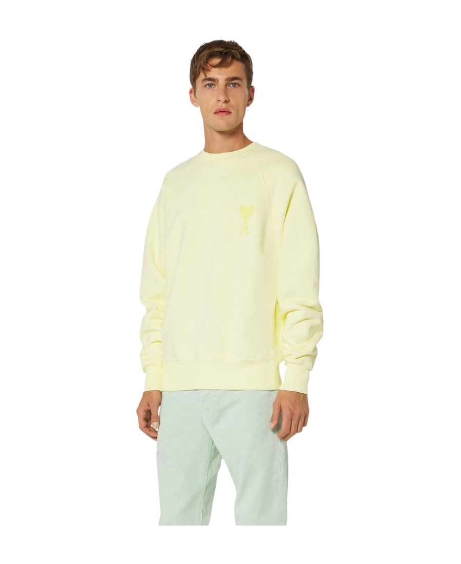 Ami Alexandre Mattiussi Ami De Coeur Sweatshirt In White