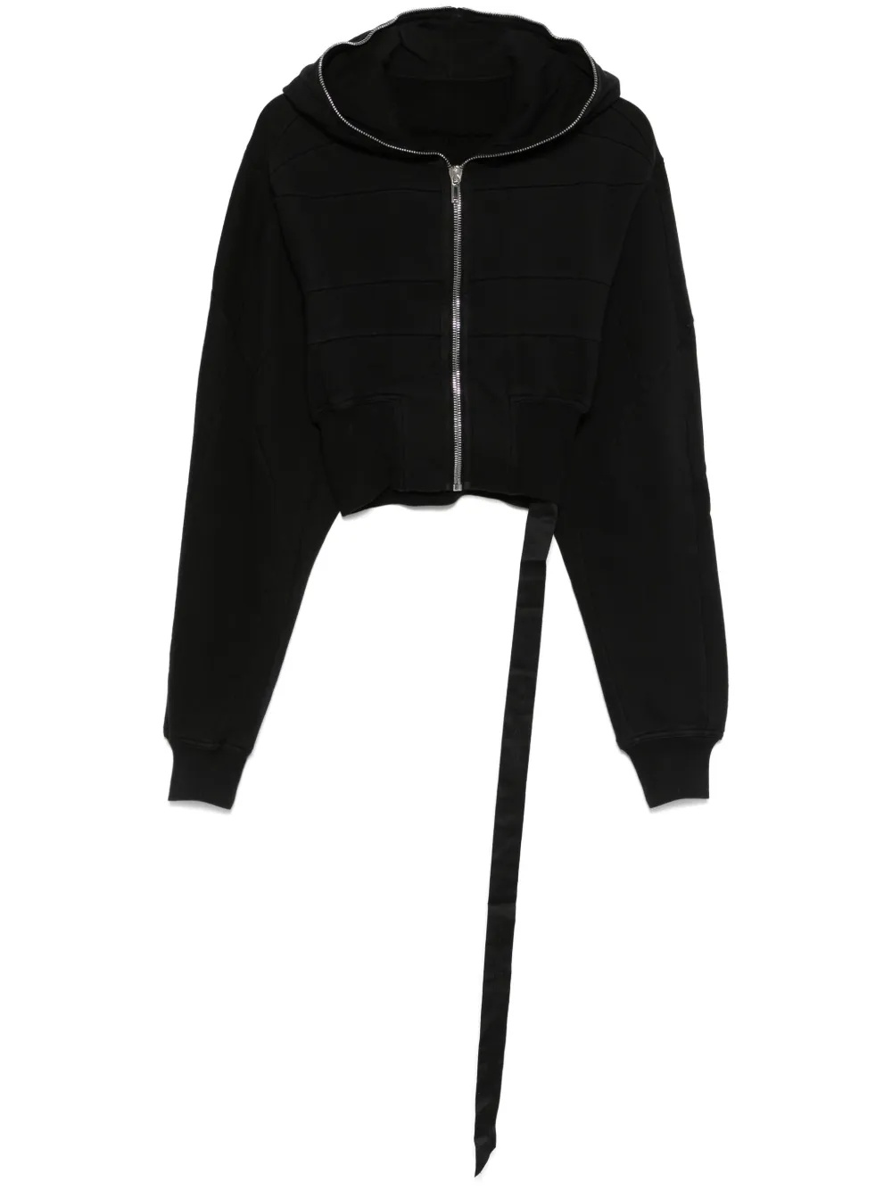 Rick Owens Drkshdw Collage Gimp Hoodie In Black