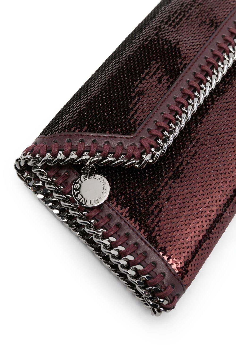 Stella Mccartney Logo Clutch In Multicolor