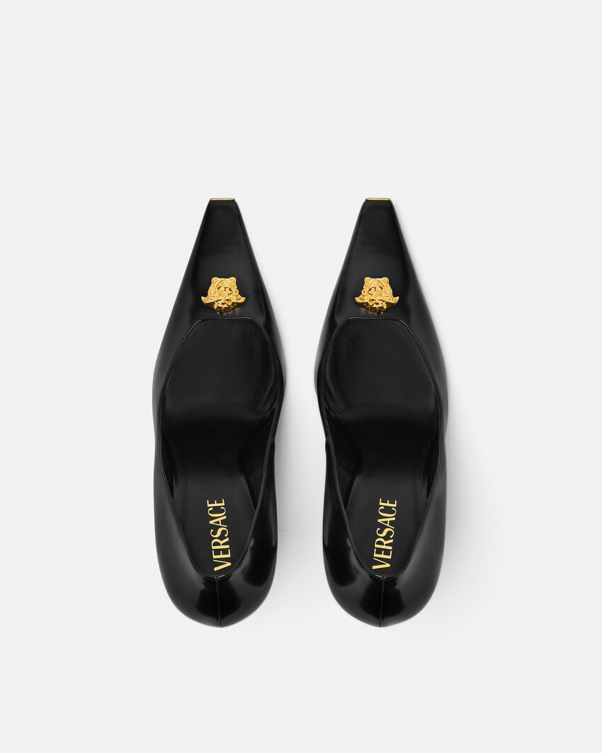 Versace La Medusa High Heels In Black