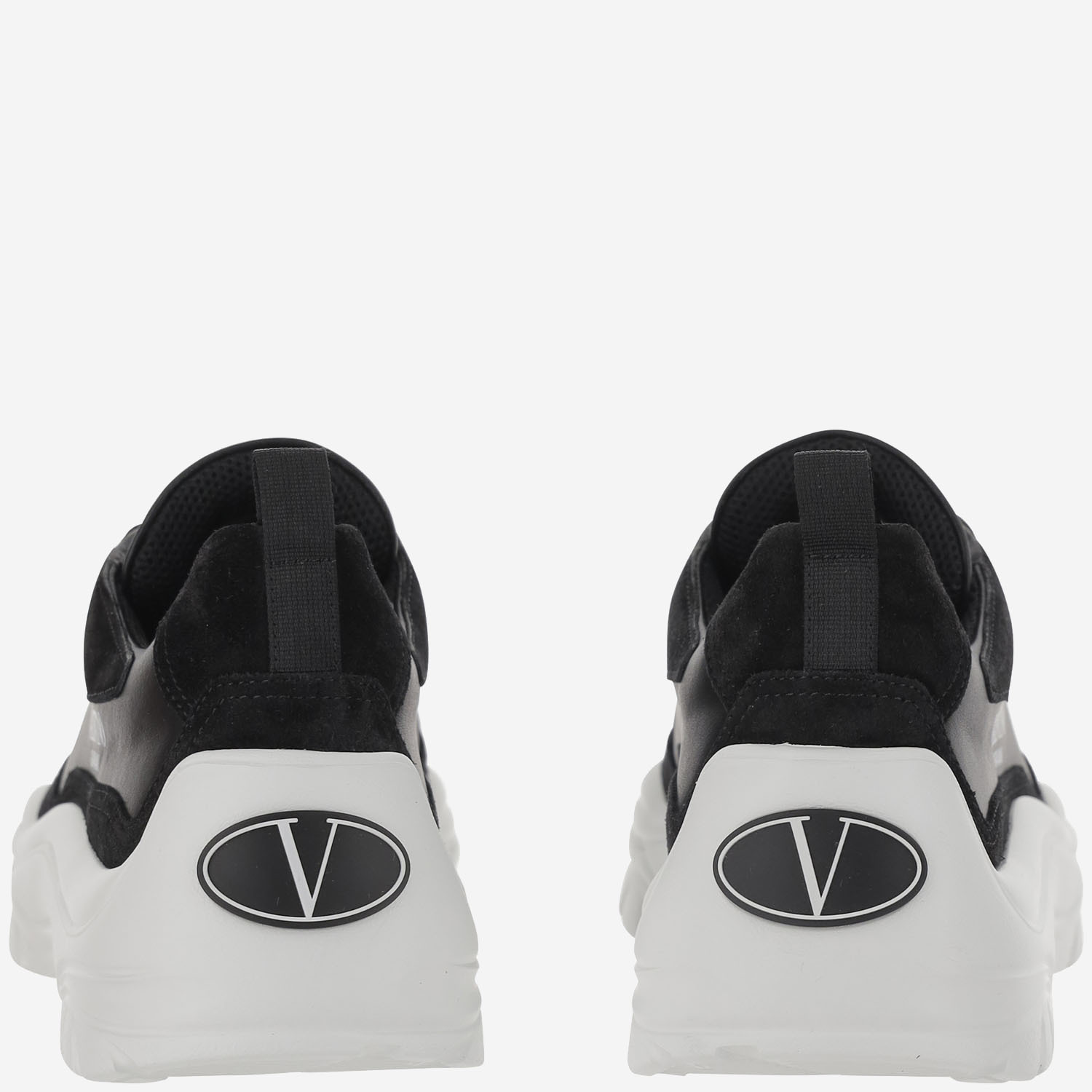 Valentino Garavani Black Leather Sneakers