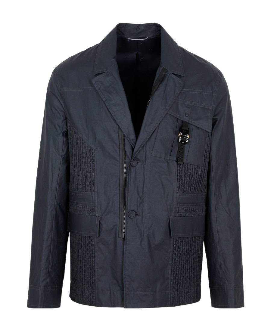 Dior Workwear Long-sleeved Jacket In Black