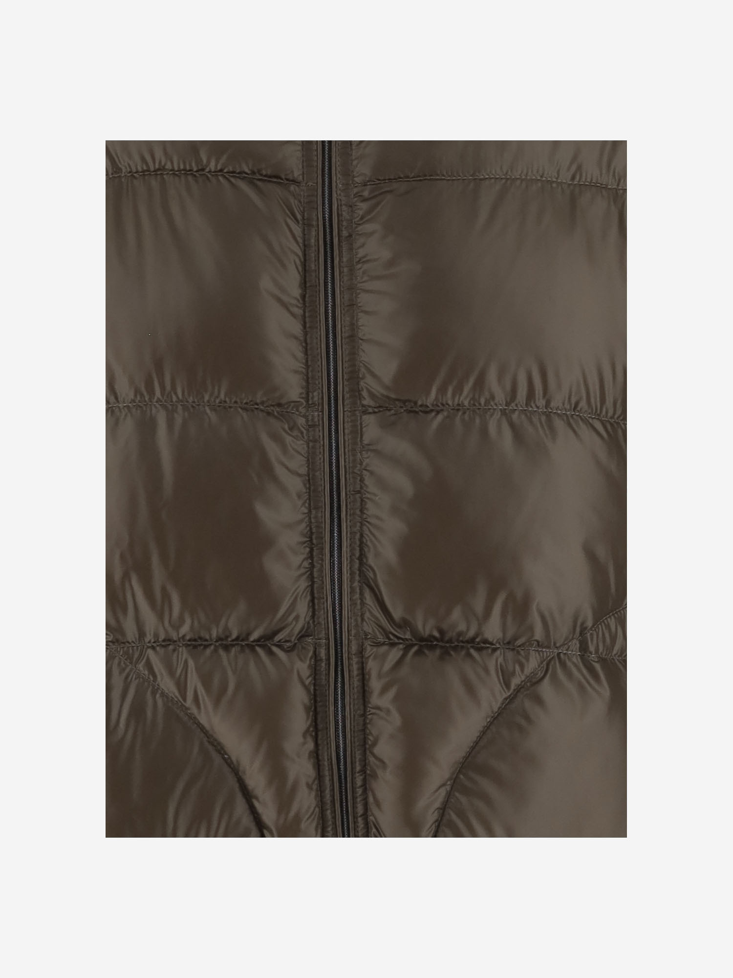 Herno Nylon Padded Down Jacket In Brown