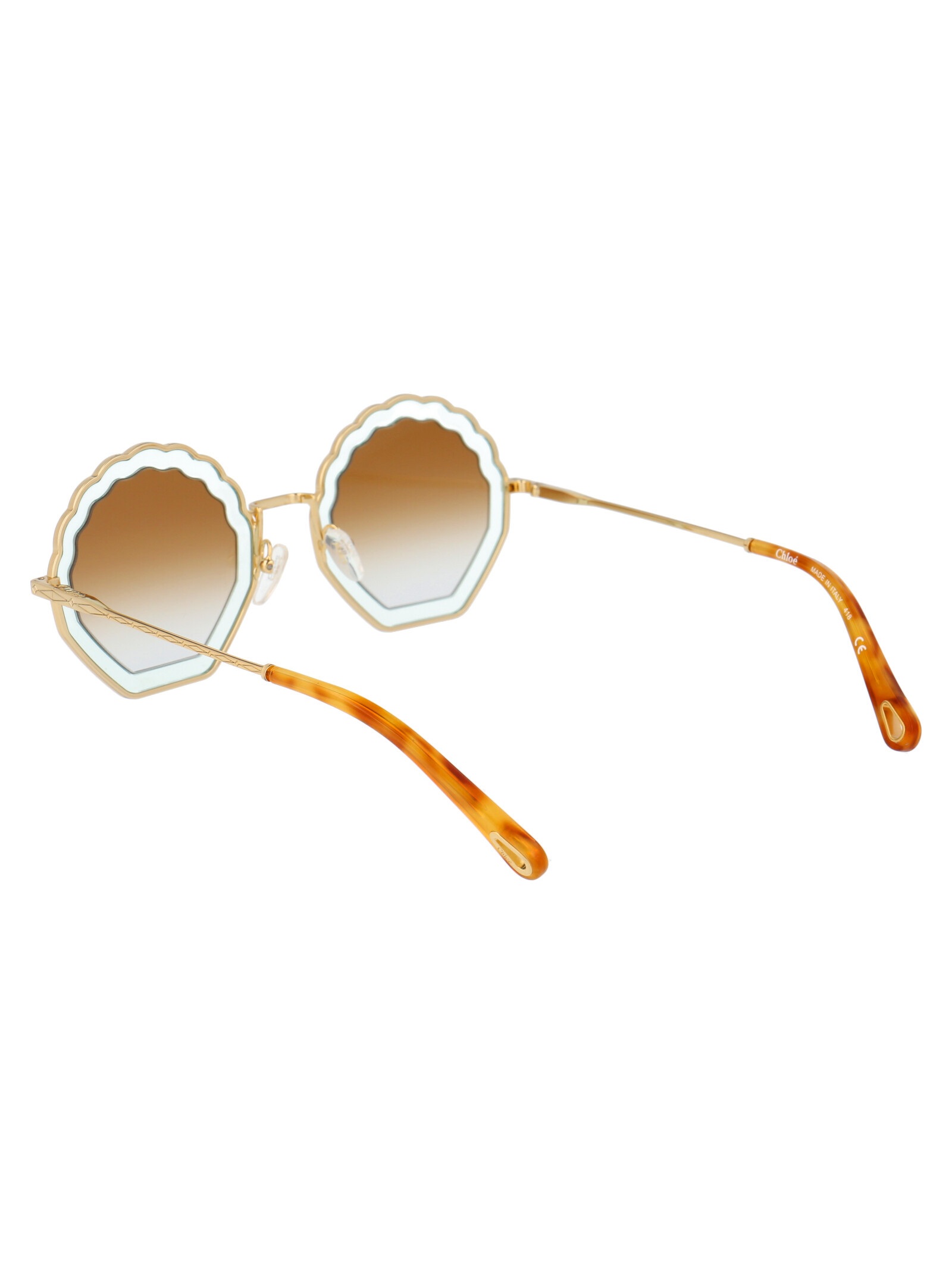 Chloé Rosie Round Sunglasses In Nude