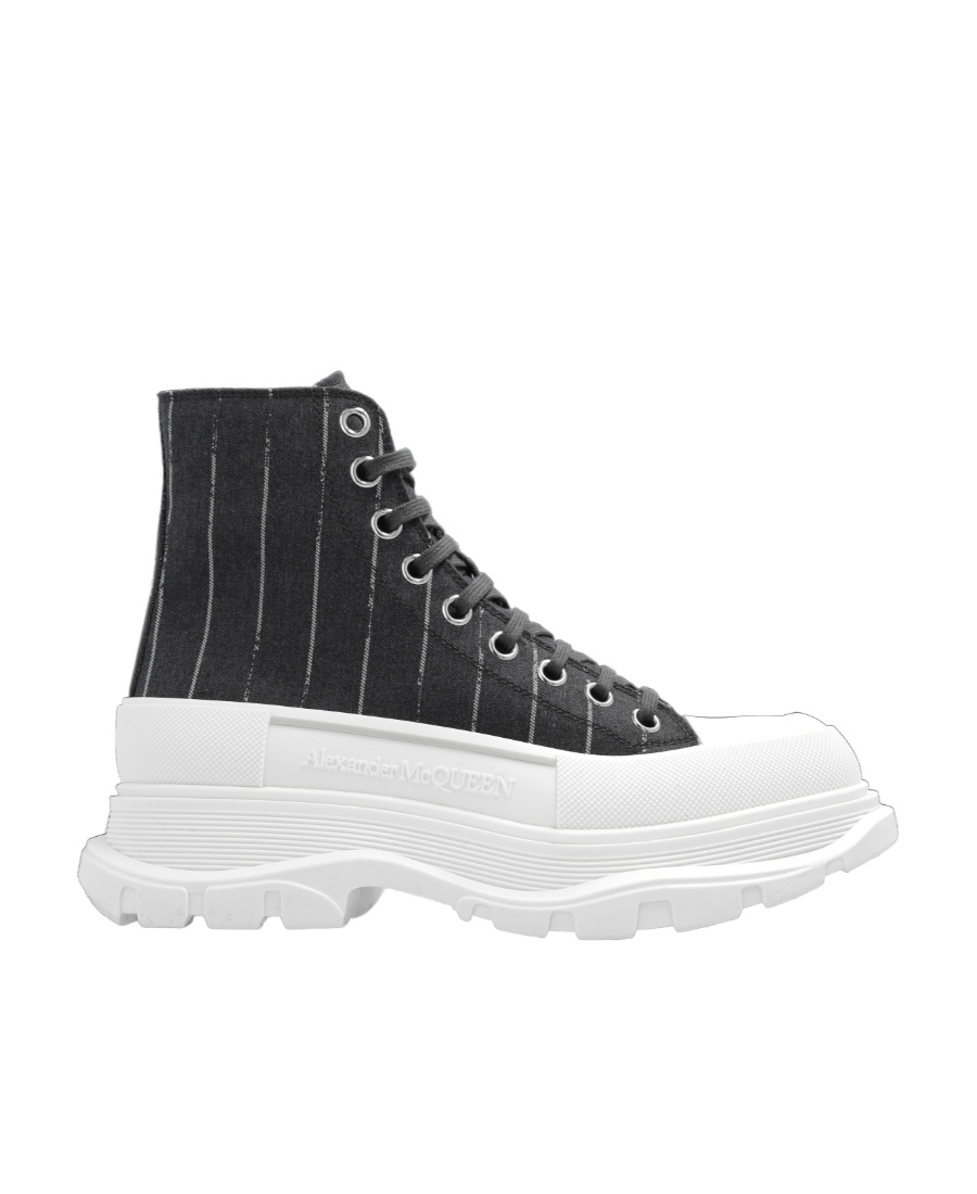 Alexander Mcqueen 70mm Lace-up Chunky Sneakers In White