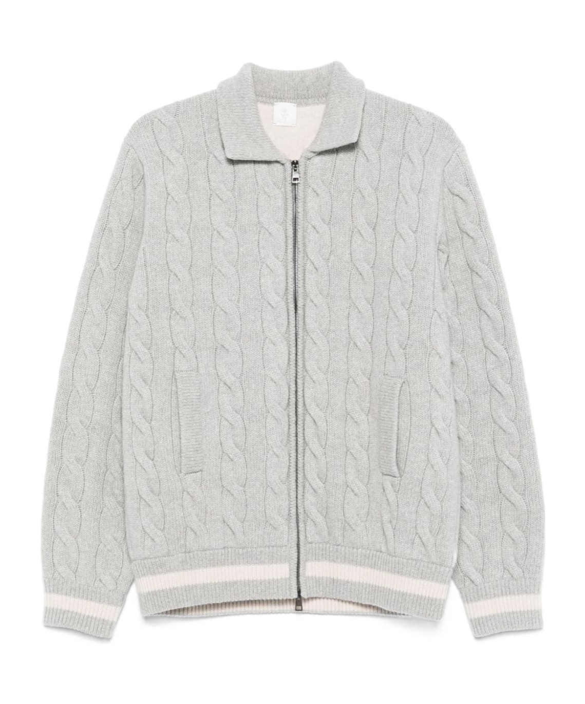 Eleventy Long-sleeved Sweater In White