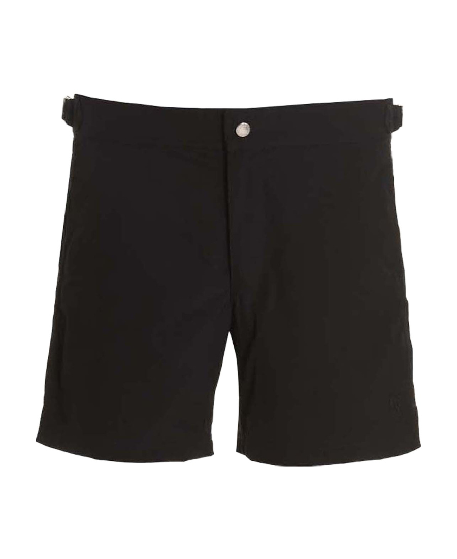 Alexander Mcqueen Skull Swimsuit Alexander Mc Queen Clothing Black In Black
