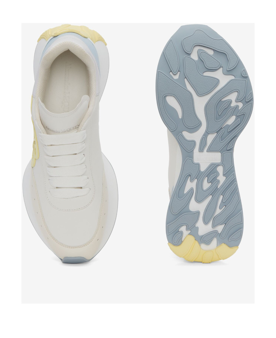 Alexander Mcqueen Sprint Runner Sneakers In White