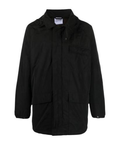 Aspesi Long-sleeved Casual Jacket In Black