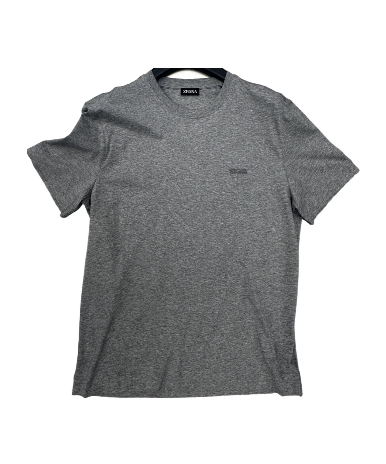 Zegna Short-sleesleeved T-shirt In Gray