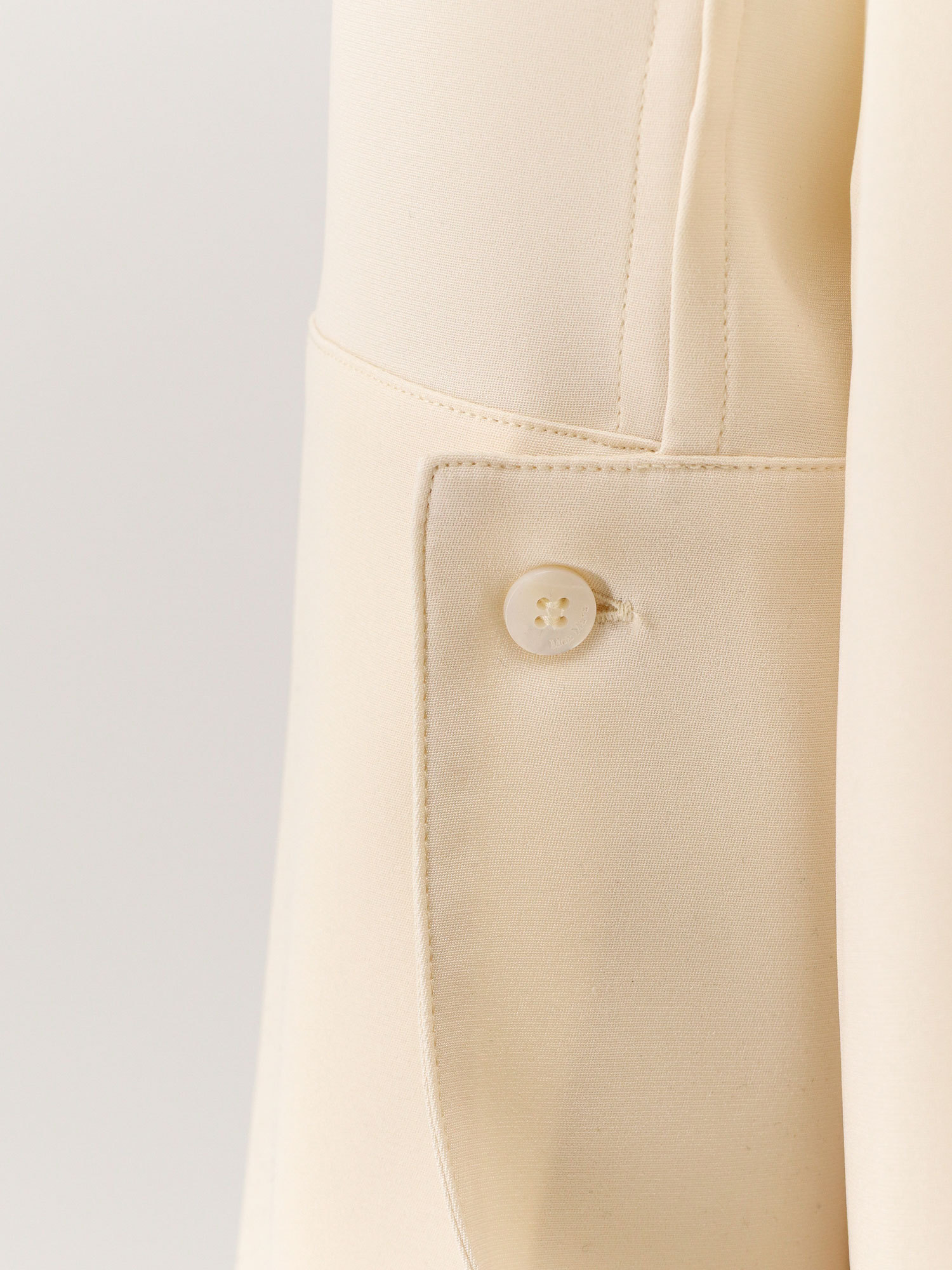 Max Mara Stretch Silk Ossola Dress With Long Sleeves