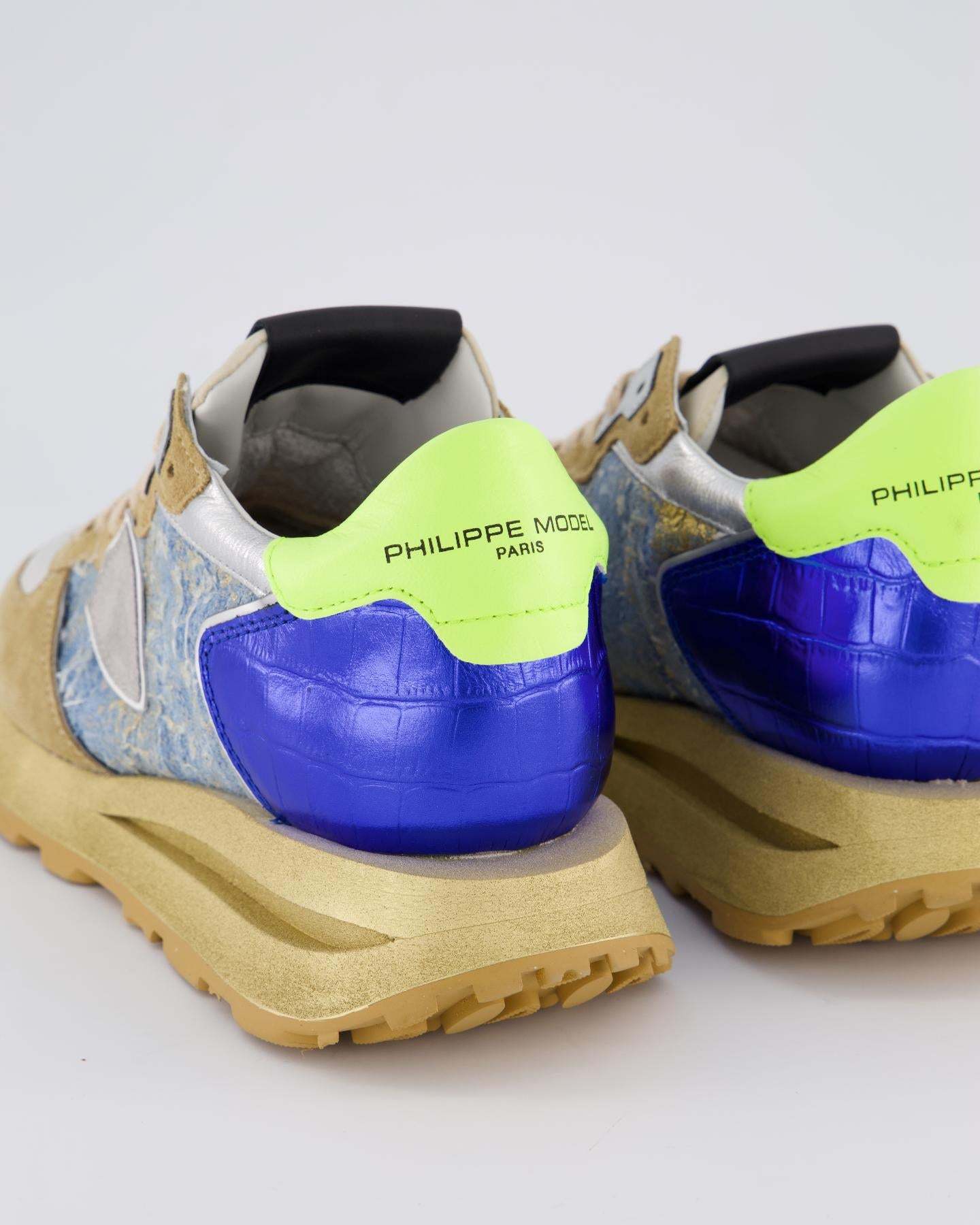 Philippe Model Laced Sneakers In Nude