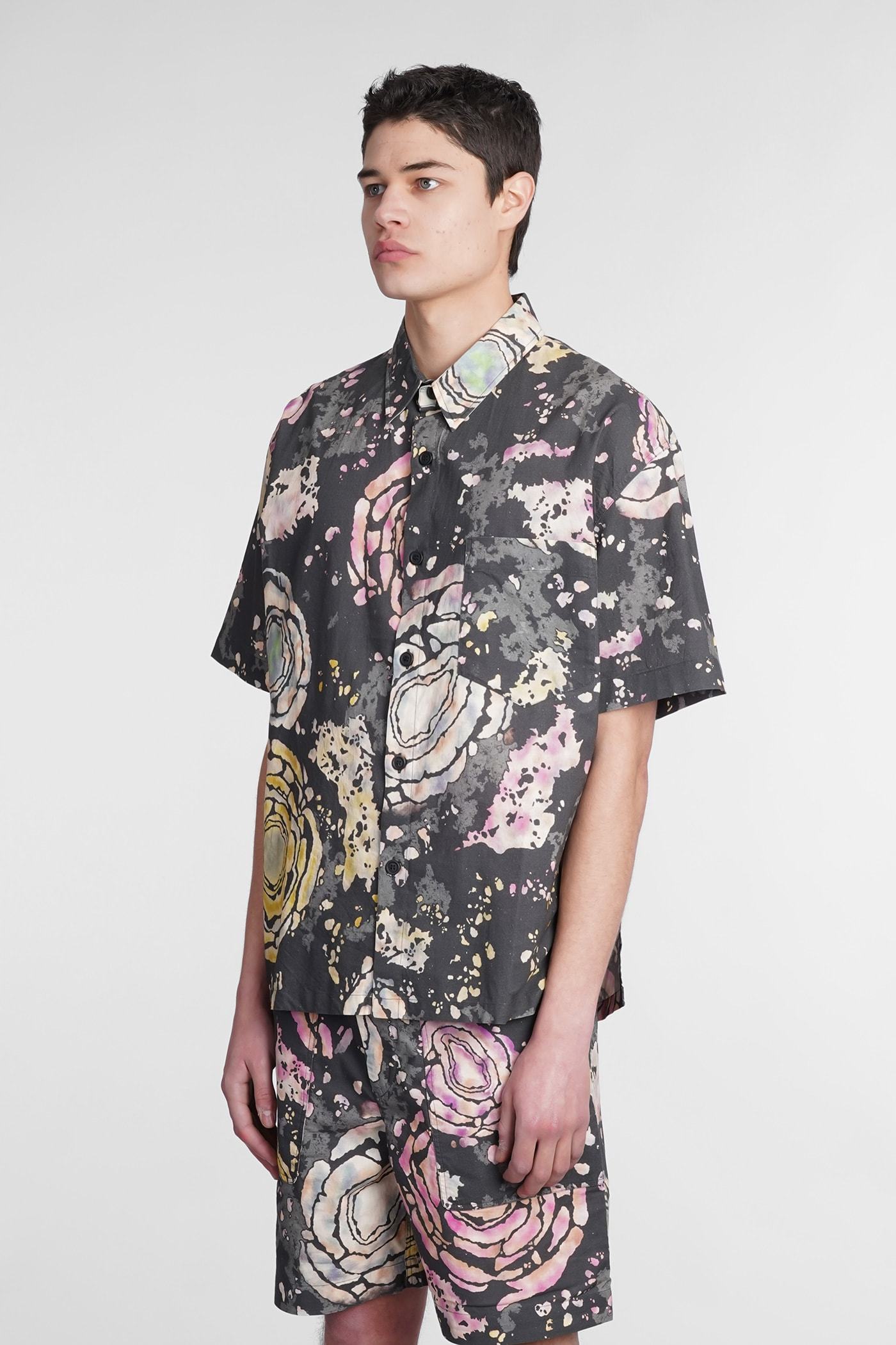 Isabel Marant Iggy Printed Shirt In Black