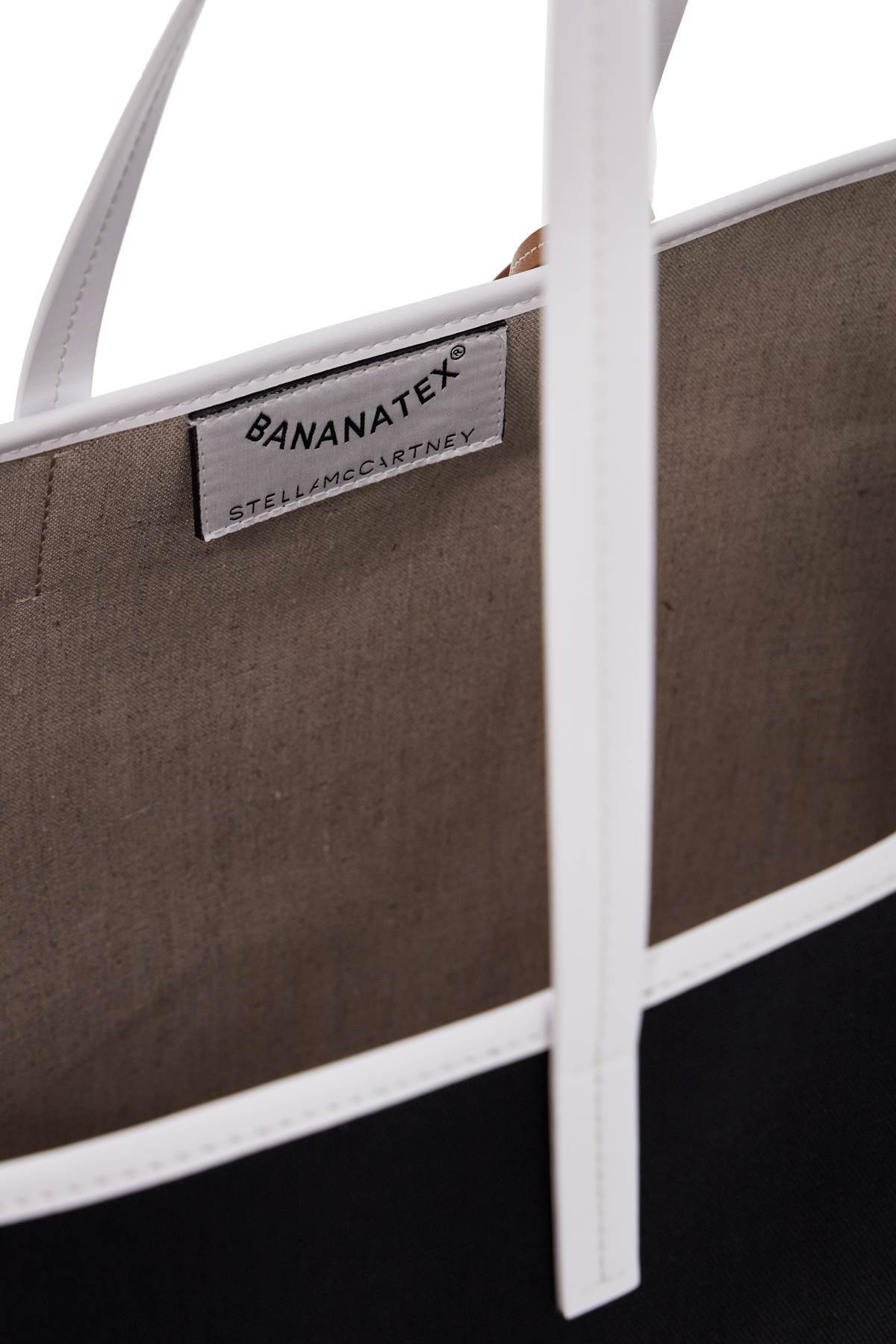 Stella Mccartney Canvas Tote Bag In Black