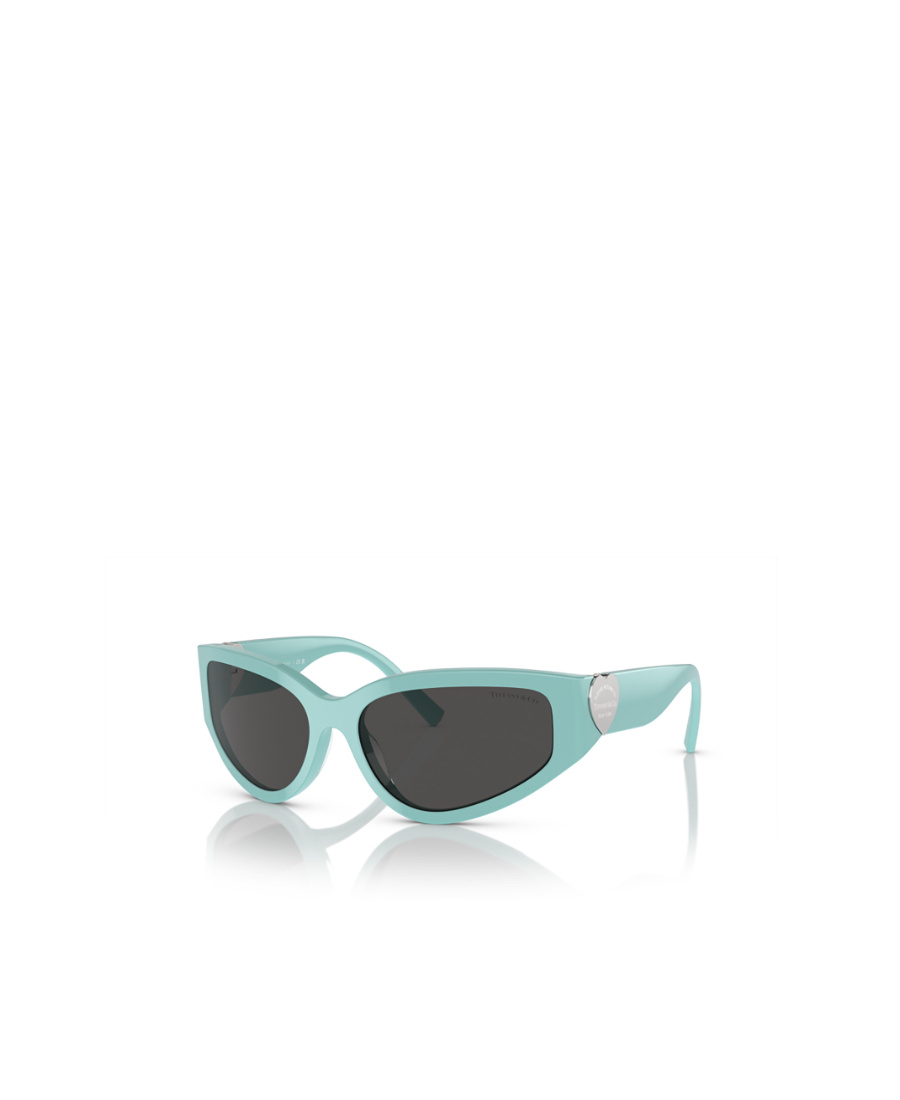 Tiffany & Co Womens Blue Tf4217 Irregular-frame Acetate Sunglasses In Black