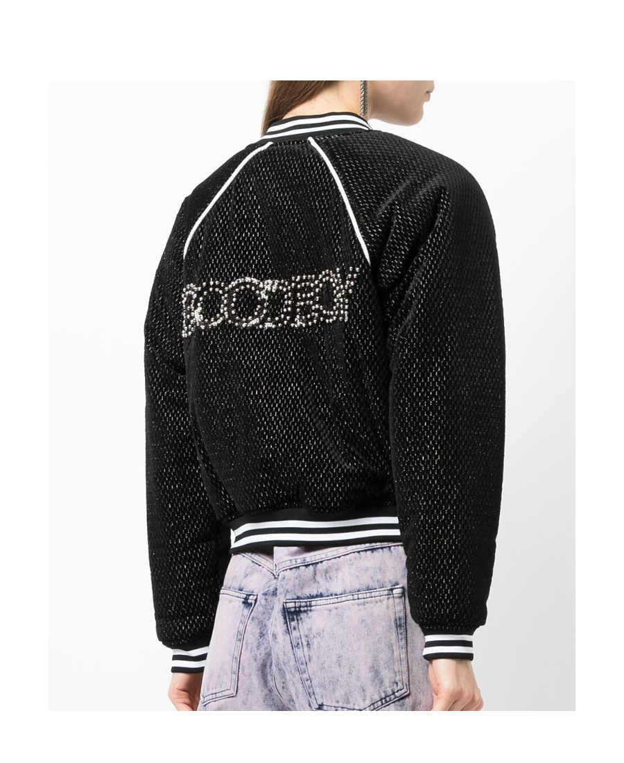 Xoxogoodboy Black Logo Casual Jacket In Black