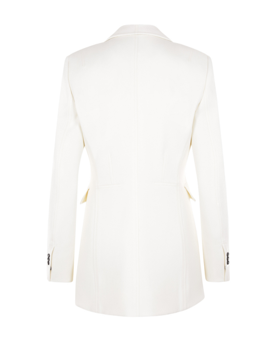 Bottega Veneta Logo Suit Jacket In White