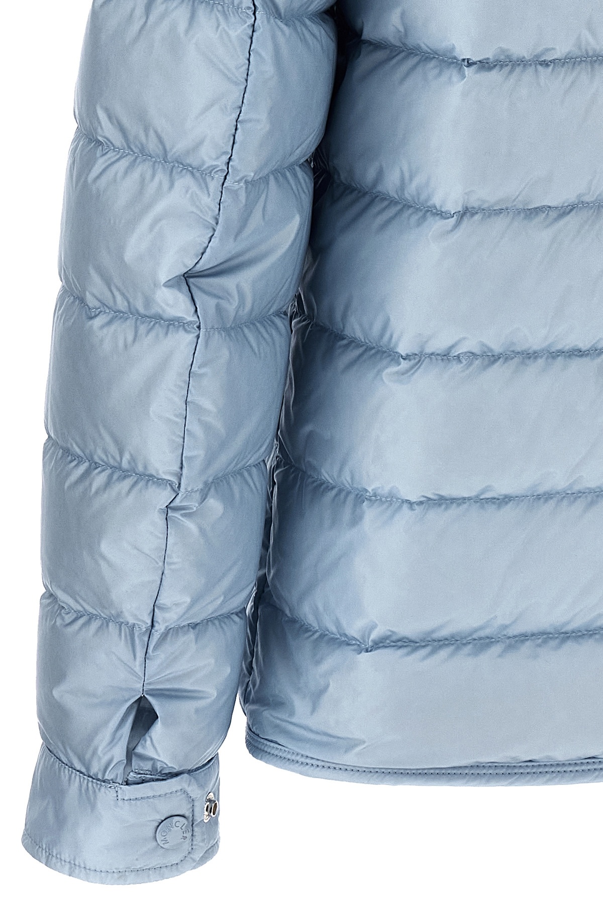 Moncler Tenibres Short Down Jacket In Blue
