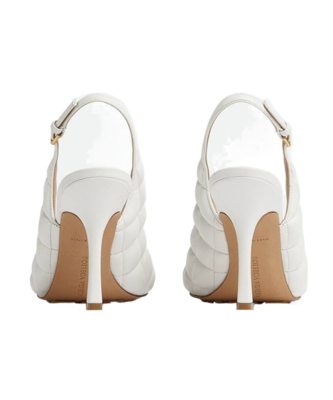 Bottega Veneta Women Slingback Sandal Padded In White