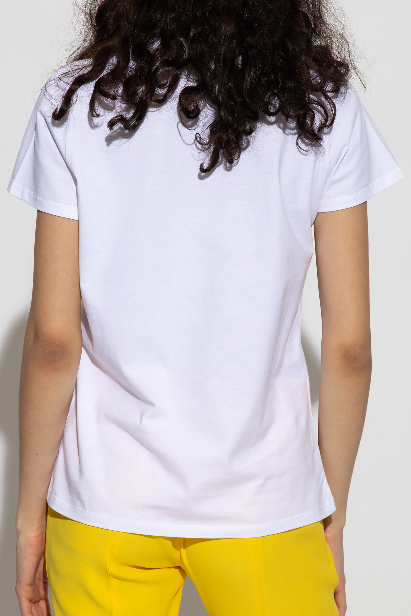 Alexander Mcqueen Print Cotton T-shirt In White