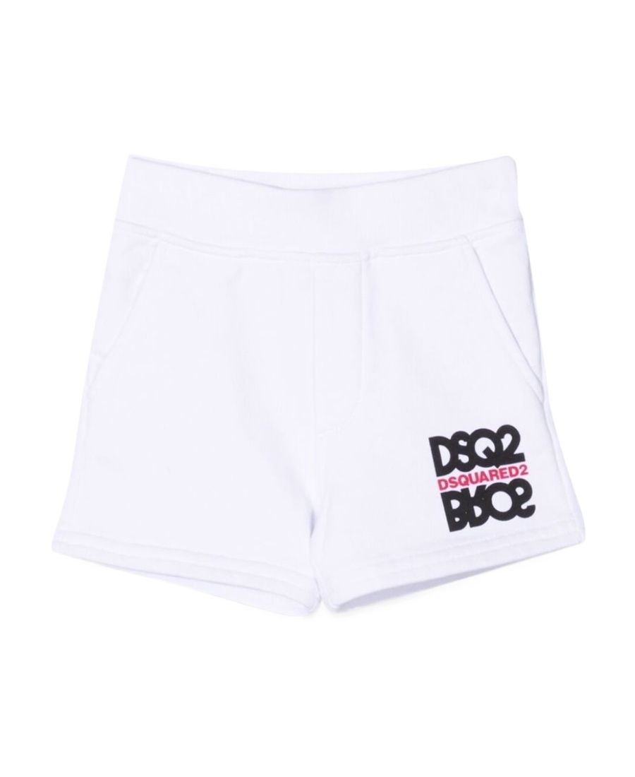 Dsquared2 Logo-print Shorts In White