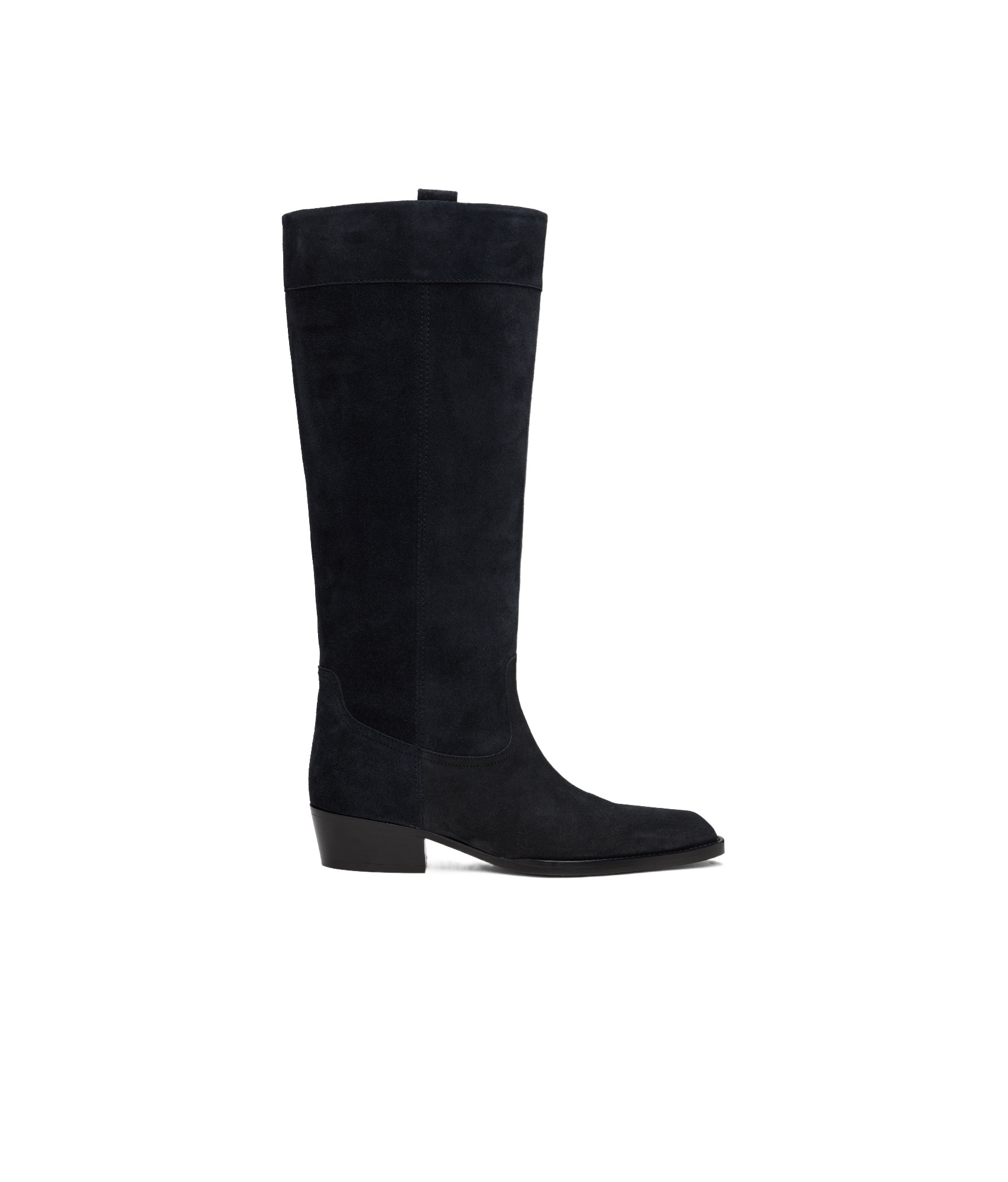 Paris Texas Pull-tab Boots In Black