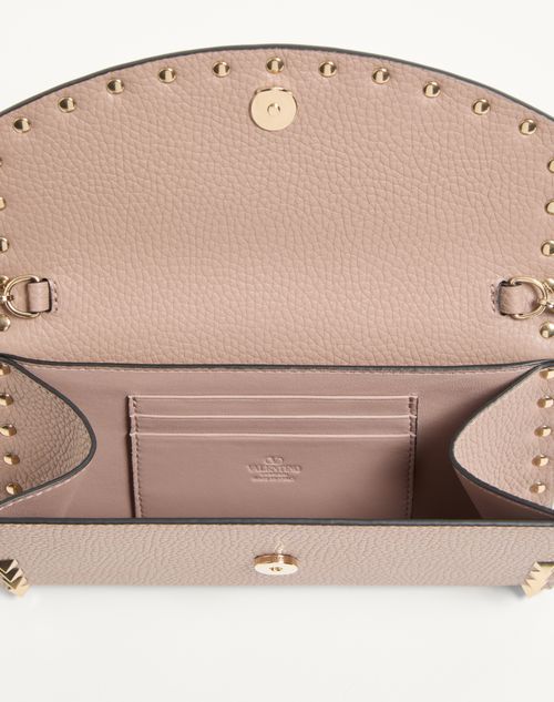 Valentino Rockstud Wallet On Chain In Neutral