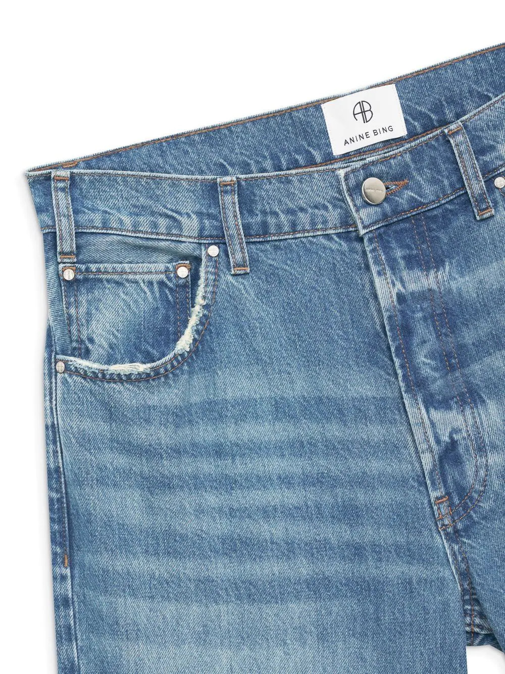 ANINE BING ANINE BING GAVIN MID-RISE BOYFRIEND JEANS