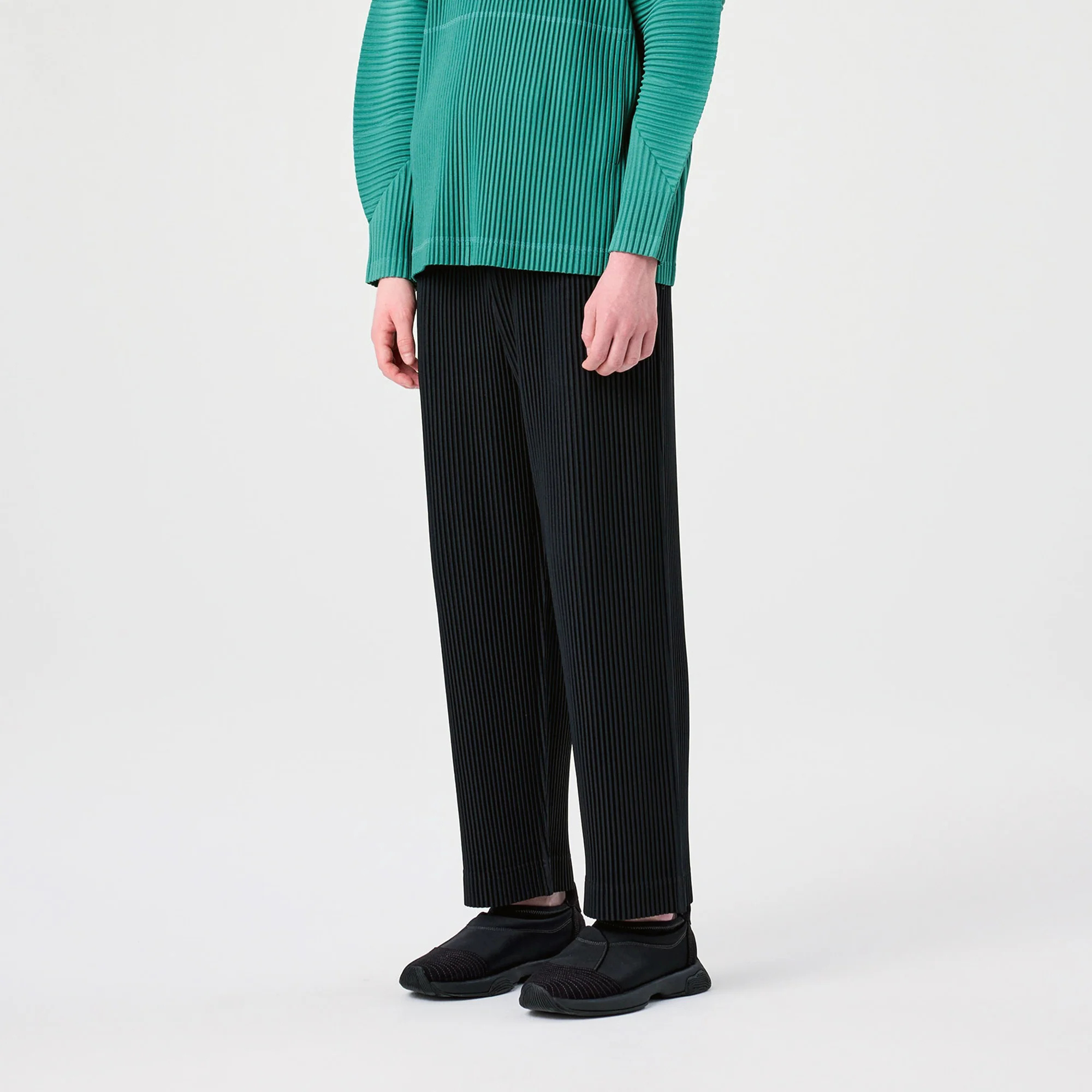 Issey Miyake Black Monthly Color November Trousers In Black