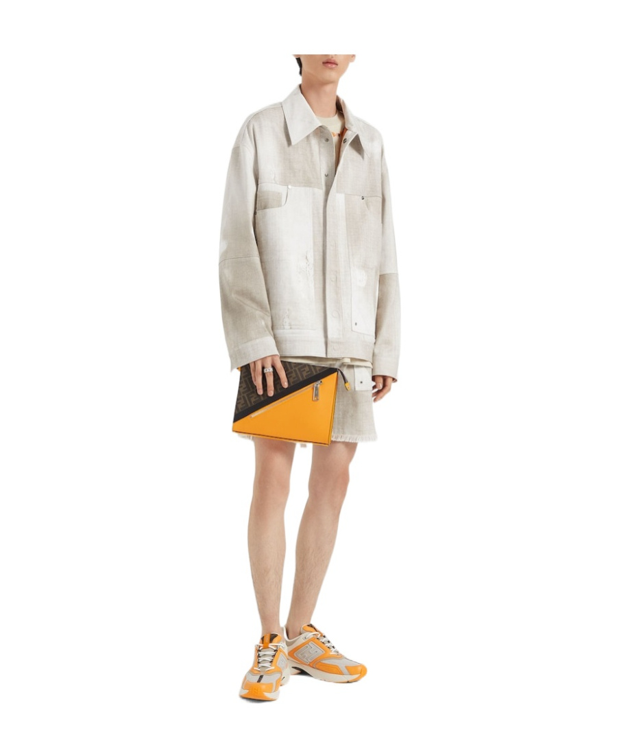 Fendi Faster Sports Shoes In White