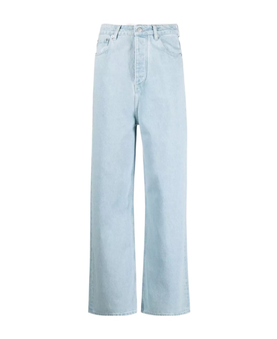 Nanushka Josine High-rise Wide-leg Jeans In Blue
