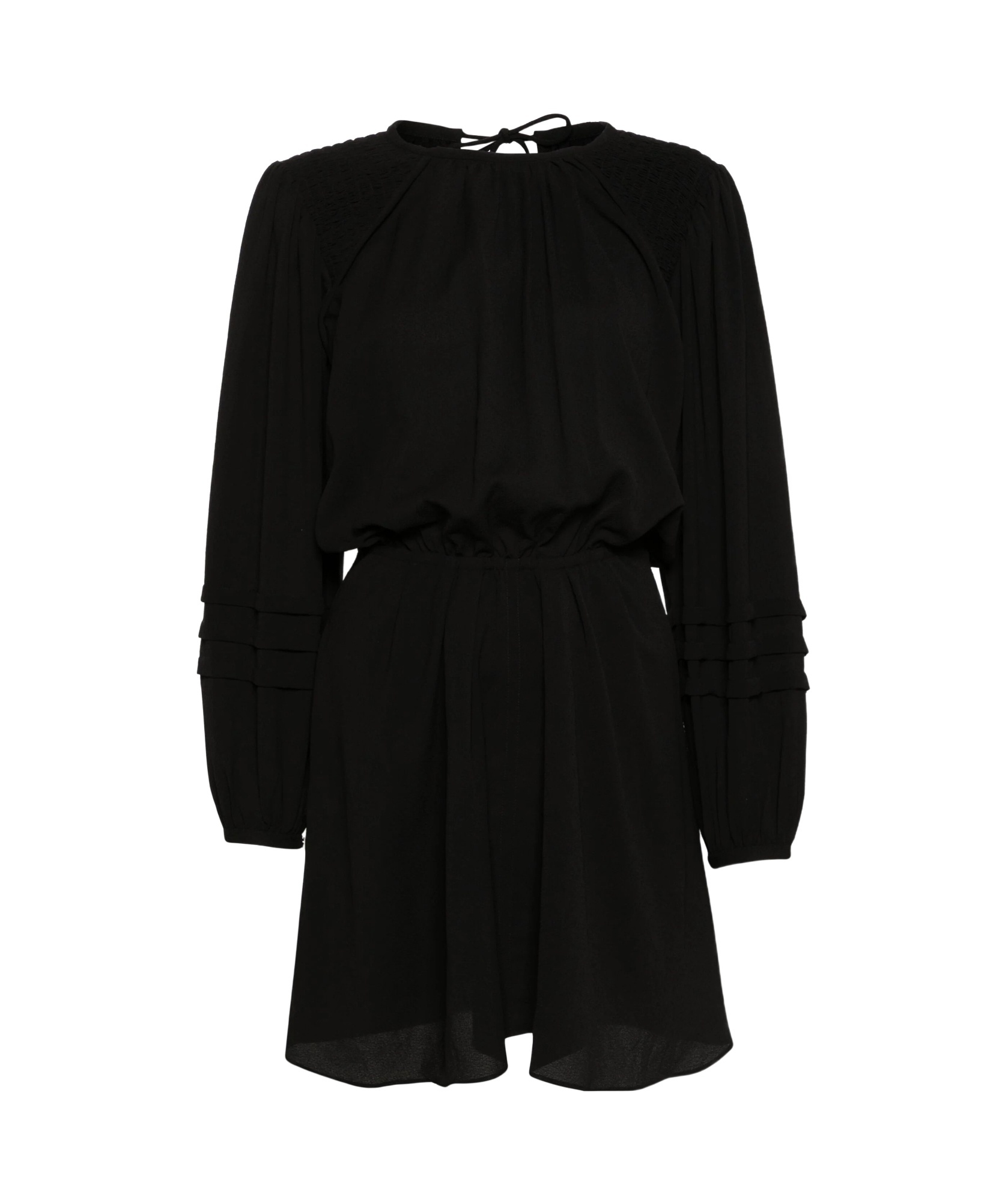 Isabel Marant Étoile Ladjo Flared Minidress In Black