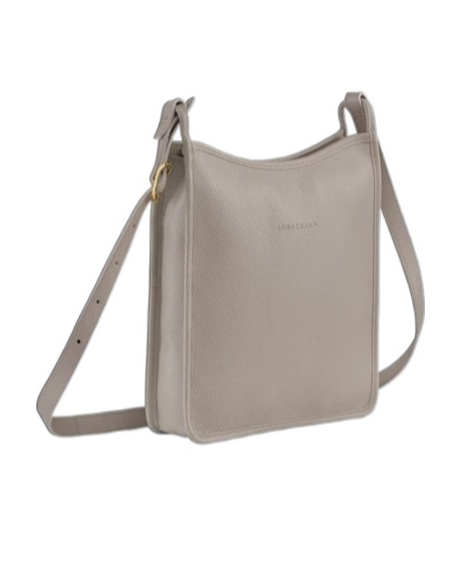 Longchamp Large Le Foulonné Crossbody Bag In Nude