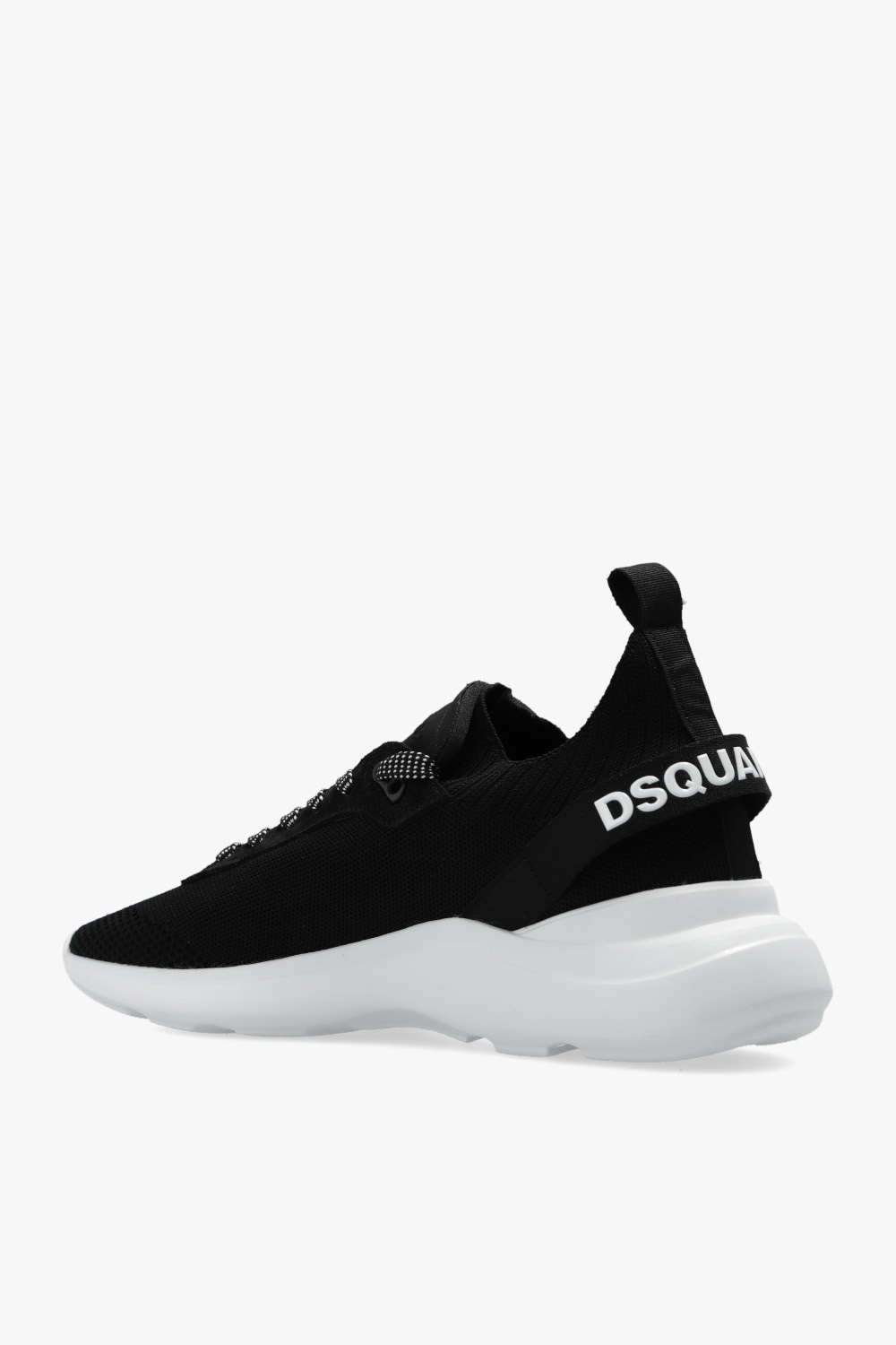 Dsquared2 Lace-up Low-top Sneakers In Black
