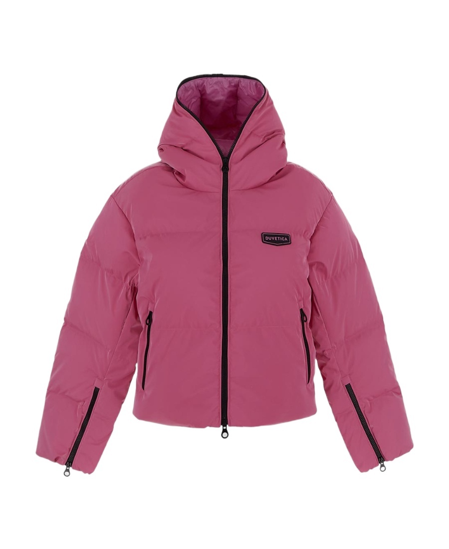 Duvetica Hooded Cotton-padded Suit In Pink