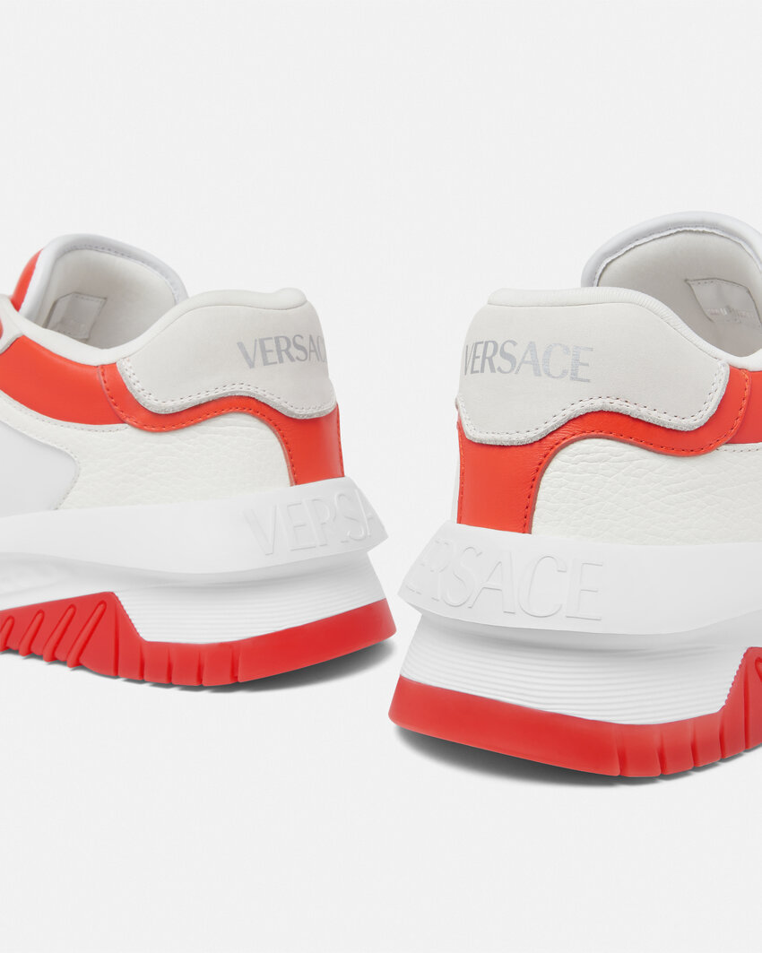 Versace Odissea Sneakers In White