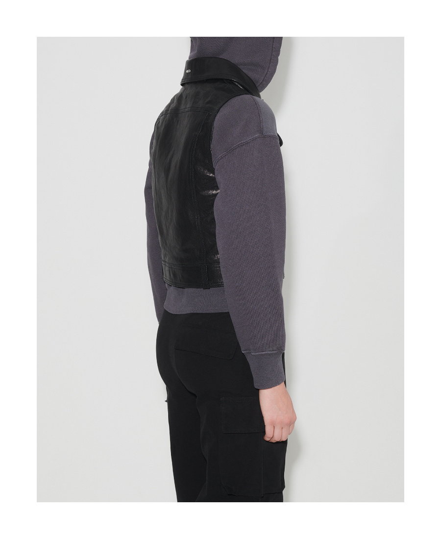 Our Legacy Doll Leather Vest In Black