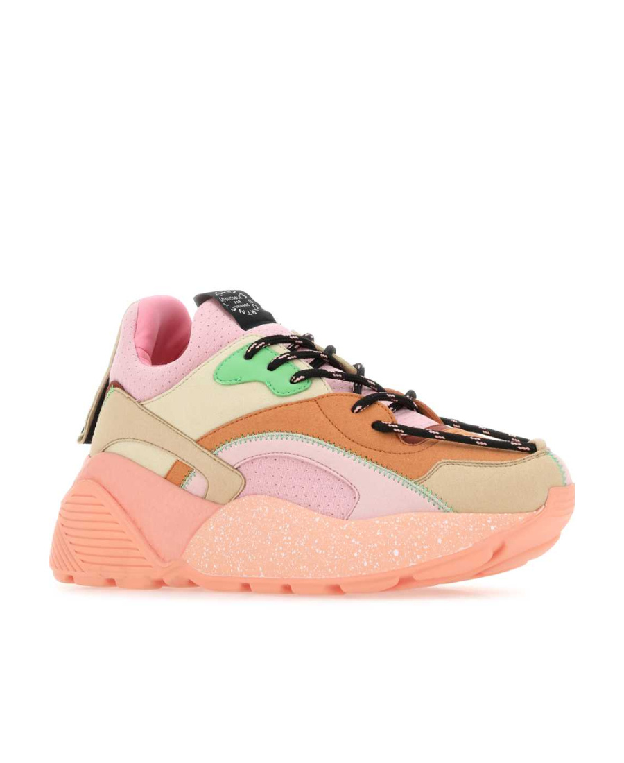 STELLA MCCARTNEY LOGO-LACED CASUAL SNEAKERS