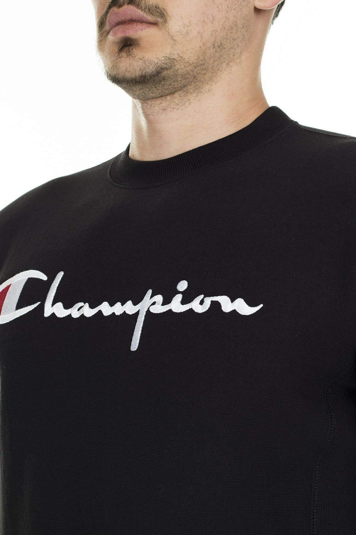 Champion Printed Pattern Pullover In Black