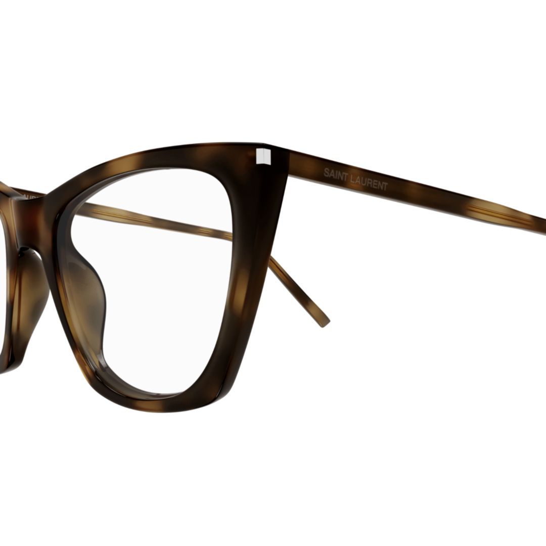 Saint Laurent Brille Mit Cat-eye-gestell In Black
