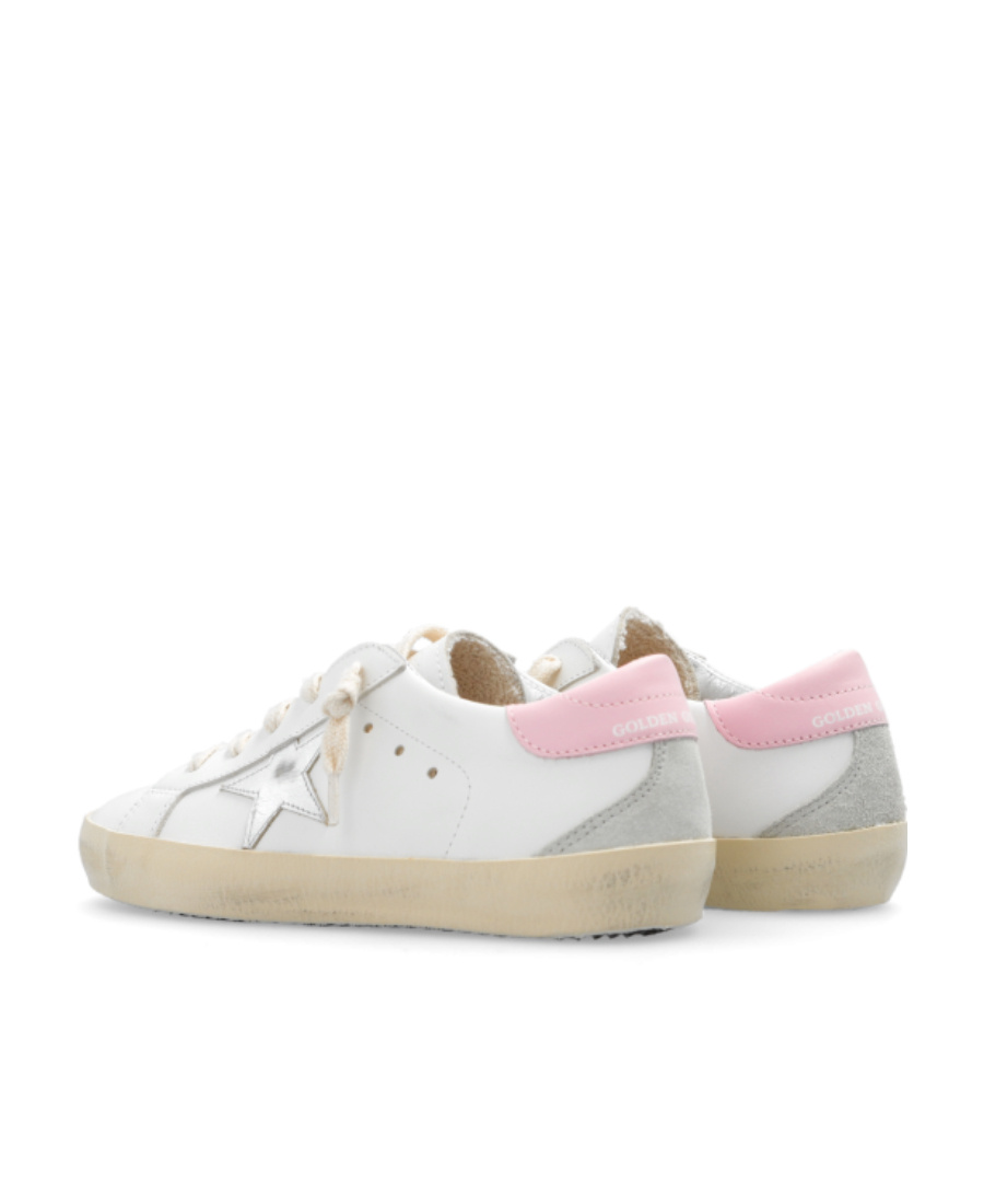 Golden Goose Kids White Super-star Classic Sneakers In White