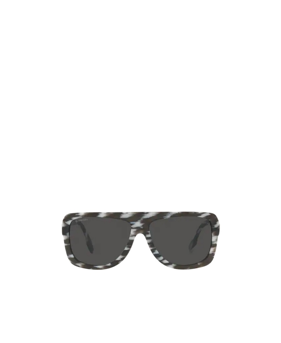 Burberry Abstract-patterned Sunglasses In Black