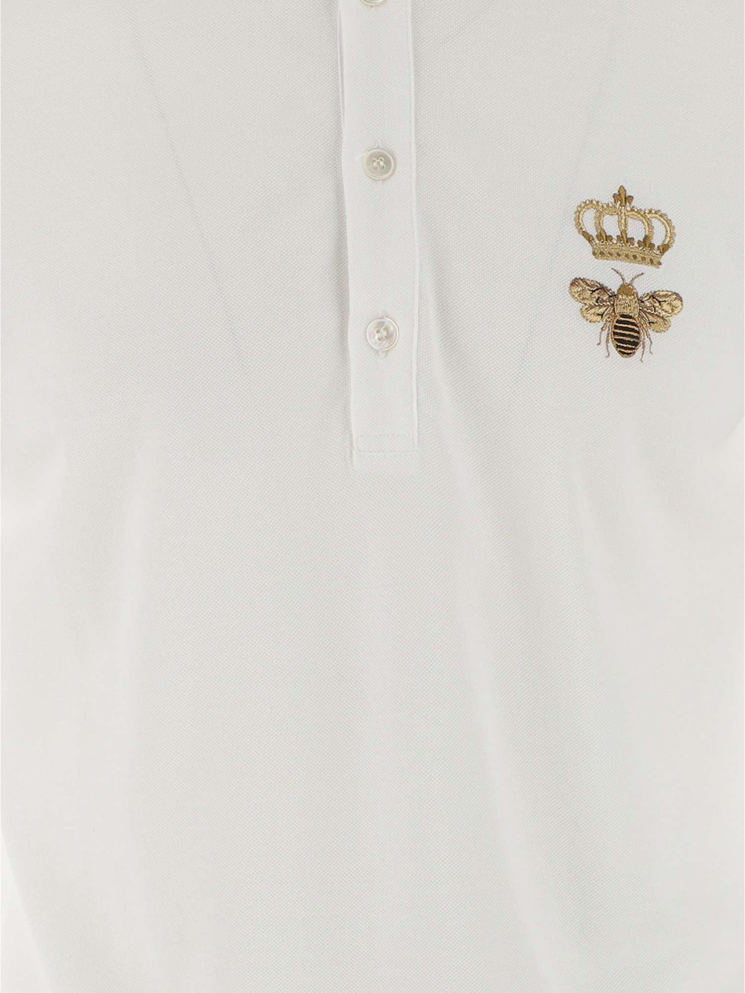 DOLCE & GABBANA DOLCE  GABBANA LOGO EMBROIDERED POLO SHIRT