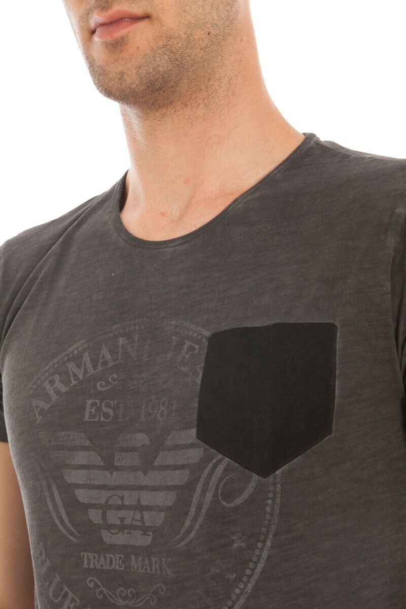 ARMANI JEANS LOGO DETAILS T-SHIRT