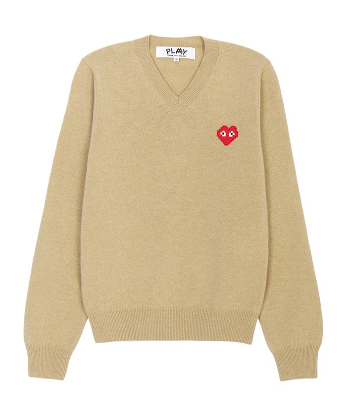 Comme Des Garçons Long Sleeve Sweater In Neutral