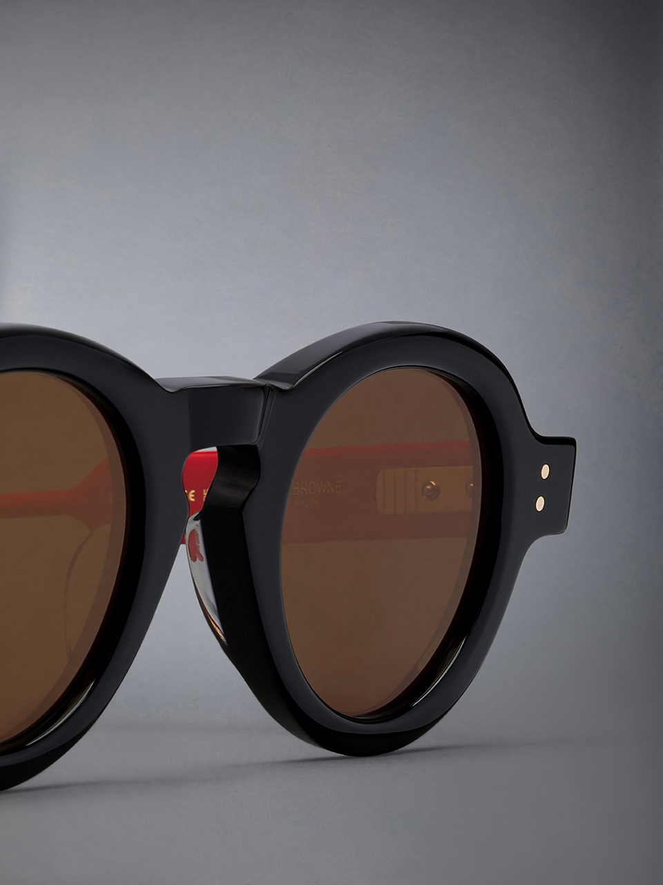 Thom Browne Tokyo Tortoise Rectangular Sunglasses In Brown