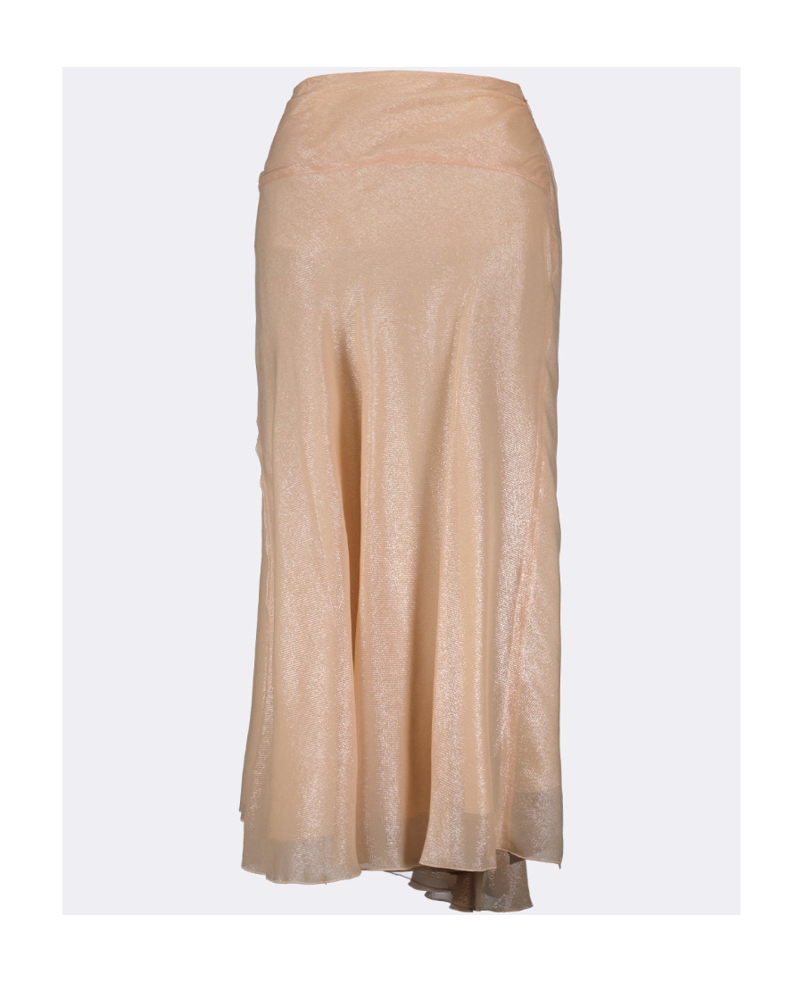 Victoria Beckham Asymmetrical Skirt In Nude