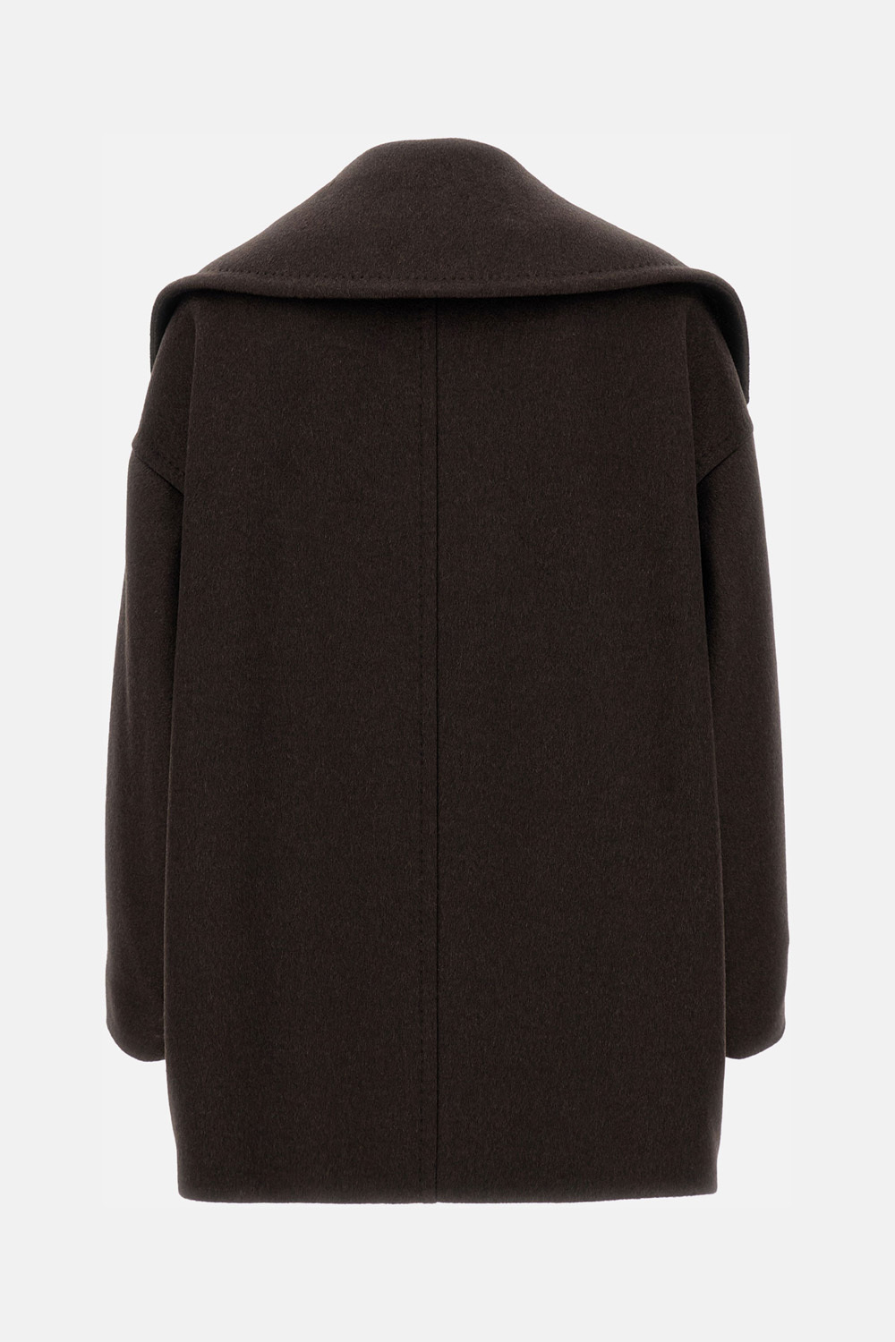 Max Mara Double-breasted Coat In Brown