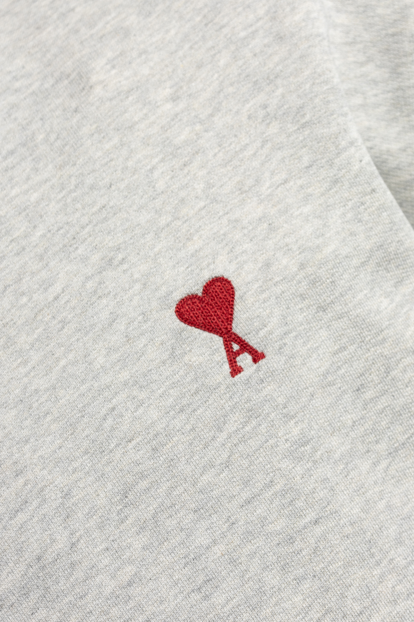 AMI ALEXANDRE MATTIUSSI AMI PARIS AMI DE COEUR FLEECE SWEATSHIRT